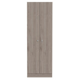 Tuhome Lambardi Tall Multistorage Cabinet with Double Door Design, Five Deep Interior Shelves, Freestanding Vertical Storage Solution for Kitchens, Laundry Rooms, Bedrooms or Utility Areas to Maximize Home Organization
