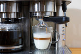 Stainless Steel Combination Pump Espresso Machine with 10-Cup Drip Coffeemaker
