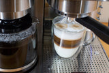 Stainless Steel Combination Pump Espresso Machine with 10-Cup Drip Coffeemaker