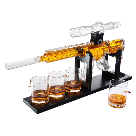 Whiskey Decanter Set - AR Limited Edition - 800 ml & 4 12oz