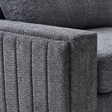 Aeris 138" Modern Curved Sectional Couch & Sofa With Curved Aesthetic