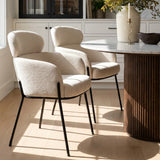 Aila Modern Upholstered Dining Chair (Set of 2)