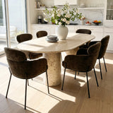 Aila Modern Upholstered Dining Chair (Set of 6)