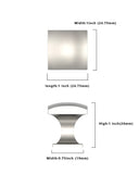 DESIGN1477 Brushed Satin Nickel Cabinet Knobs – Easy Installation for Modern Kitchen Cabinets