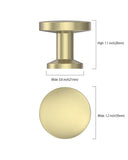 DESIGN3835 Brushed Brass Solid Cabinet Knobs – Sleek Design, Easy to Install, Built to Last