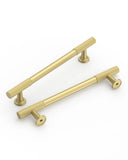 DESIGN2250 Oil Rubbed Bronze Knurled Pulls for Vintage Kitchens | 6-1/4" / 160mm Hole Center