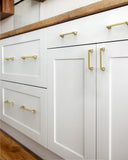 DESIGN3067 Modern Transitional Cabinet Pulls – Brushed Satin Nickel, Sleek & Timeless