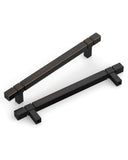 DESIGN3909 Champagne Bronze Cabinet Pulls | Square Cabinet Handles for Cabinets & Drawers