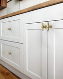 DESIGN2249 Matte Black Cabinet Knobs – Sleek, Durable, Ergonomic grip Knobs for Kitchens & Furniture