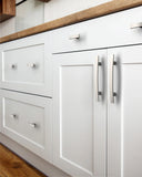 DESIGN3046 Brushed Gold Cabinet Handles | Sleek, Durable, and Easy to Install for Cabinets, Drawers & Closets