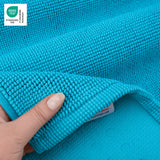 American Soft Linen 100% Cotton Bath Mat Rugs, 17x24 inches with Silicone Backing, Soft Absorbent Grip-Enhanced Bath Mats for Bathroom - 50 Set Case Pack