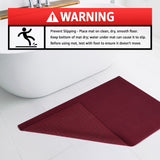 American Soft Linen 100% Cotton Bath Mat Rugs, 17x24 inches with Silicone Backing, Soft Absorbent Grip-Enhanced Bath Mats for Bathroom