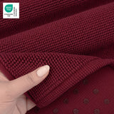 American Soft Linen 100% Cotton Bath Mat Rugs, 20x34 inches with Silicone Backing, Soft Absorbent Grip-Enhanced Bath Mats for Bathroom
