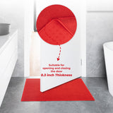American Soft Linen 100% Cotton Bath Mat Rugs, 20x34 inches with Silicone Backing, Soft Absorbent Grip-Enhanced Bath Mats for Bathroom