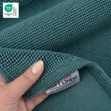 American Soft Linen 100% Cotton Bath Mat Rugs, 20x34 inches with Silicone Backing, Soft Absorbent Grip-Enhanced Bath Mats for Bathroom