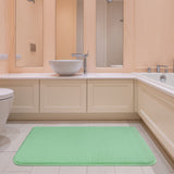 American Soft Linen Fluffy Foamed Bath Rug, 21x32 inches Bath Rugs for Bathroom, 100% Polyester Upper Fluffy Surface and Grip Enhanced Base - 18 Set Case Pack