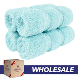 4 Piece 100% Cotton Luxury Washcloth Turkish Towel Set - 60 Set Case Pack