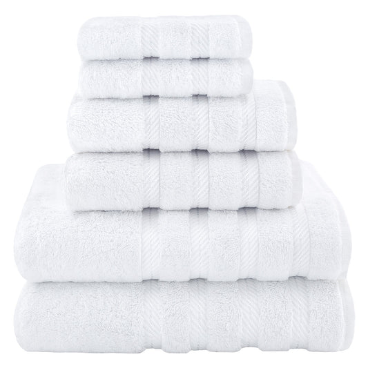 American Soft Linen 100% Cotton Turkish Towels, 6 Piece Bath Towel Set with 20 Different Colors