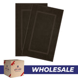 American Soft Linen Bekos 100% Cotton Bath Mat Set, 2 Piece 20x34 inches Wholesale Bath Rugs for Bathroom