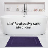 American Soft Linen Bekos 100% Cotton Bath Mat Set, 2 Piece 20x34 inches Wholesale Bath Rugs for Bathroom