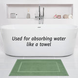 American Soft Linen Bekos 100% Cotton Bath Mat Set, 2 Piece 20x34 inches Wholesale Bath Rugs for Bathroom