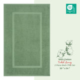 American Soft Linen Bekos 100% Cotton Bath Mat Set, 2 Piece 20x34 inches Wholesale Bath Rugs for Bathroom