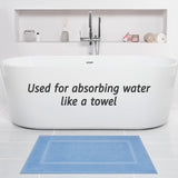 American Soft Linen Bekos 100% Cotton Bath Mat Set, 2 Piece 20x34 inches Wholesale Bath Rugs for Bathroom