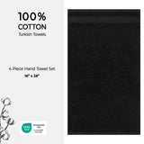 American Soft Linen Bekos 100% Cotton Turkish 4-Piece Hand Towel Sets, Wholesale Luxury Hand Towels