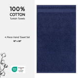American Soft Linen Bekos 100% Cotton Turkish 4-Piece Hand Towel Sets, Wholesale Luxury Hand Towels