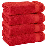 American Soft Linen Bekos 100% Cotton Turkish 4-Piece Hand Towel Sets, Wholesale Luxury Hand Towels