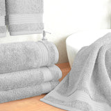 American Soft Linen Bekos 100% Cotton Turkish 4-Piece Hand Towel Sets, Wholesale Luxury Hand Towels