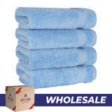 American Soft Linen Bekos 100% Cotton Turkish 4-Piece Hand Towel Sets, Wholesale Luxury Hand Towels