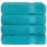 American Soft Linen Bekos 100% Cotton Turkish 4-Piece Bath Towel Sets, Wholesale Luxury Bath Towels