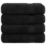 American Soft Linen Bekos 100% Cotton Turkish 4-Piece Bath Towel Sets, Wholesale Luxury Bath Towels