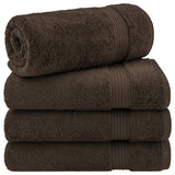 American Soft Linen Bekos 100% Cotton Turkish 4-Piece Bath Towel Sets, Wholesale Luxury Bath Towels