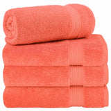 American Soft Linen Bekos 100% Cotton Turkish 4-Piece Bath Towel Sets, Wholesale Luxury Bath Towels