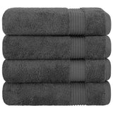 American Soft Linen Bekos 100% Cotton Turkish 4-Piece Bath Towel Sets, Wholesale Luxury Bath Towels