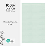 American Soft Linen Bekos 100% Cotton Turkish 4-Piece Bath Towel Sets, Wholesale Luxury Bath Towels