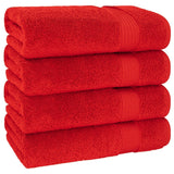 American Soft Linen Bekos 100% Cotton Turkish 4-Piece Bath Towel Sets, Wholesale Luxury Bath Towels