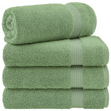American Soft Linen Bekos 100% Cotton Turkish 4-Piece Bath Towel Sets, Wholesale Luxury Bath Towels