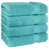 American Soft Linen Bekos 100% Cotton Turkish 4-Piece Bath Towel Sets, Wholesale Luxury Bath Towels