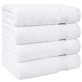 American Soft Linen Bekos 100% Cotton Turkish 4-Piece Bath Towel Sets, Wholesale Luxury Bath Towels