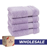 American Soft Linen Bekos 100% Cotton Turkish 4-Piece Washcloth Towel Sets, Wholesale Luxury Towels