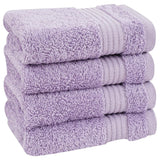 American Soft Linen Bekos 100% Cotton Turkish 4-Piece Washcloth Towel Sets, Wholesale Luxury Towels