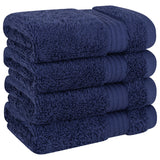 American Soft Linen Bekos 100% Cotton Turkish 4-Piece Washcloth Towel Sets, Wholesale Luxury Towels