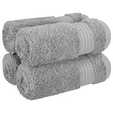 American Soft Linen Bekos 100% Cotton Turkish 4-Piece Washcloth Towel Sets, Wholesale Luxury Towels