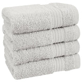 American Soft Linen Bekos 100% Cotton Turkish 4-Piece Washcloth Towel Sets, Wholesale Luxury Towels