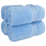 American Soft Linen Bekos 100% Cotton Turkish 4-Piece Washcloth Towel Sets, Wholesale Luxury Towels