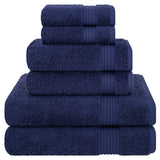American Soft Linen Bekos 100% Cotton 6-Piece Turkish Bath Towel Sets, Wholesale Luxury Bath Towels