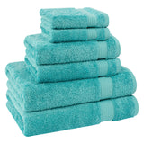 American Soft Linen Bekos 100% Cotton 6-Piece Turkish Bath Towel Sets, Wholesale Luxury Bath Towels